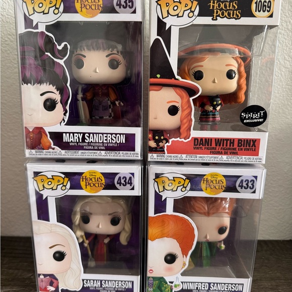 Funko Hocus Pocus Pop Set of Four - Picture 1 of 1